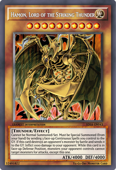Hamon, Lord of the Striking Thunder