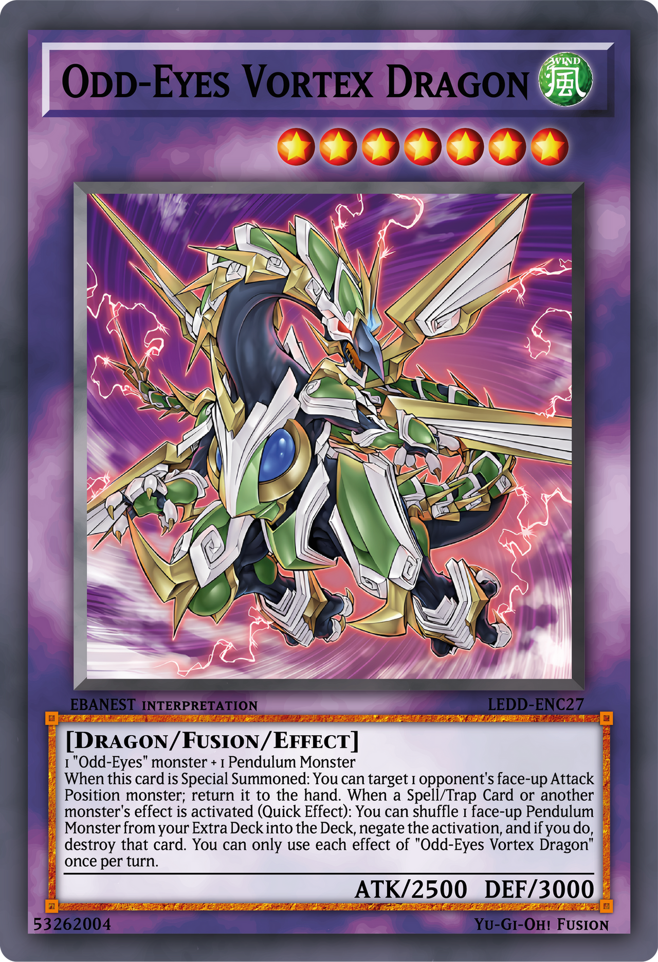 Odd-Eyes Vortex Dragon by Ebanest98 on DeviantArt