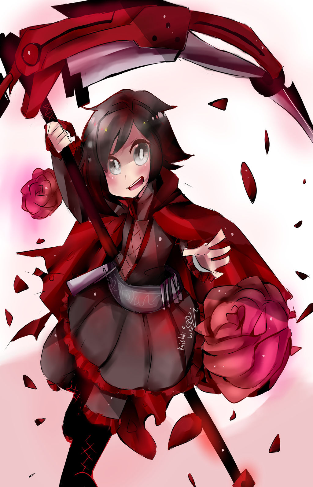 Ruby Roses Rwby RWBY Ruby Rose by Wes80 on DeviantArt