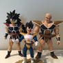 Saiyan Saga Figures CUSTOM: Vegeta, Nappa, Raditz