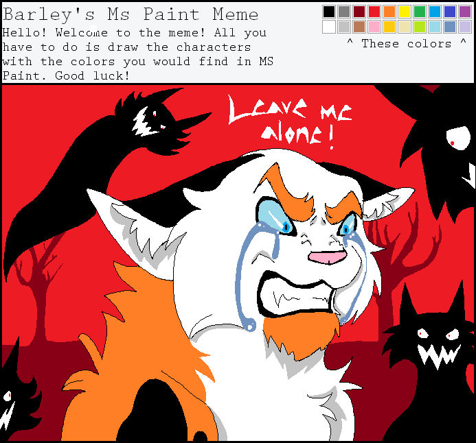 MS Paint meme by FoxTheRedCat on DeviantArt