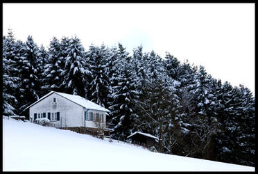 Haus im Schnee