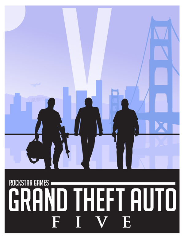 Grand Theft Auto 5 - Fan Poster