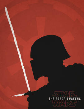 Star Wars Episode VII - Kylo Ren Vector Poster