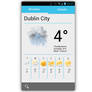 Android Google Weather App - mockup