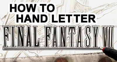 Hand Lettering Final Fantasy Vii Title Font By Waldenwong On Deviantart Hand Lettering Final Fantasy Vii Title Font By Waldenwong On Deviantart