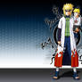 Minato and Kid Naruto