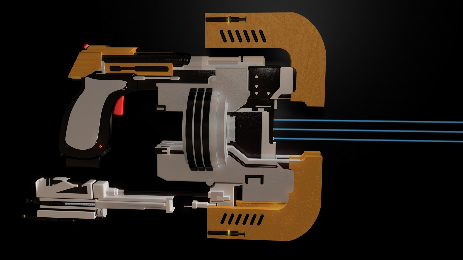 Dead Space - Plasma Cutter 2 by 100SeedlessPenguins on DeviantArt