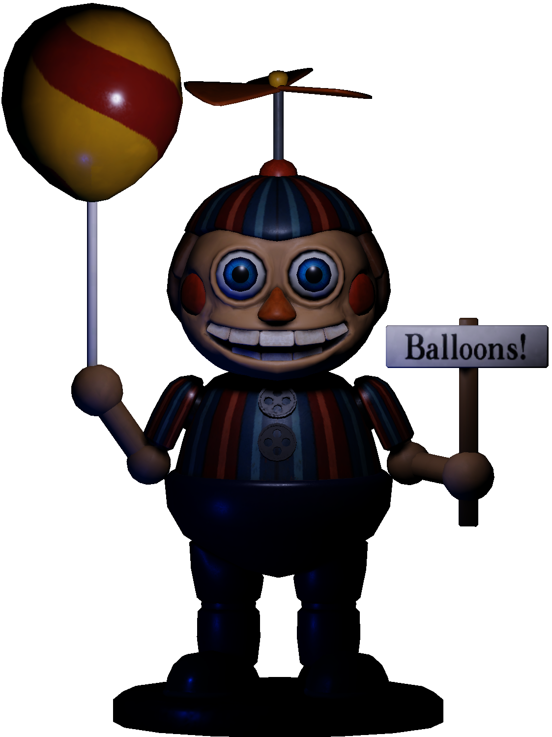 Fnaf movie Balloon Boy Full body by springmichaelp3d on DeviantArt