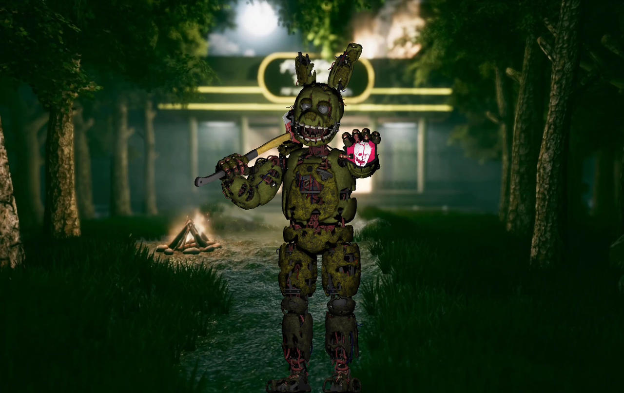 dead by daylight springtrap Full body by springmichaelp3d on DeviantArt