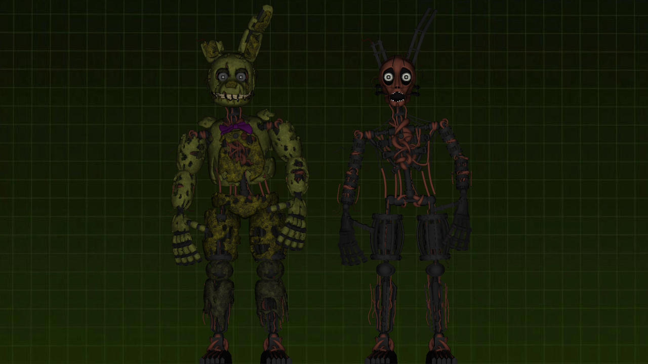 Spring Trap Vr Rig springtrap VR FIX and endo prisma3d by springmichaelp3d on DeviantArt