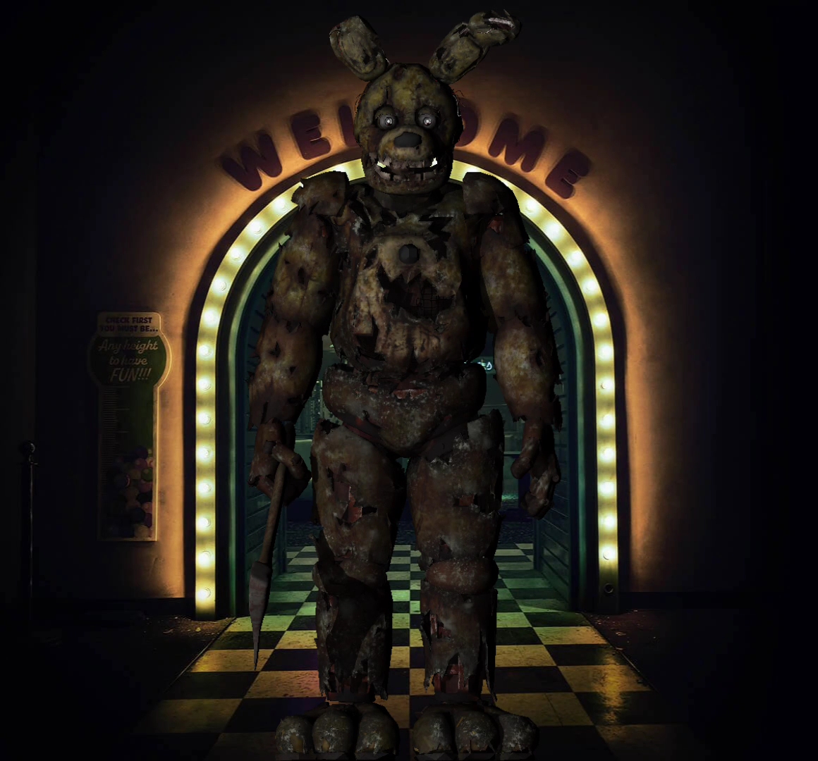 Springtrap Endoskeleton Fnaf movie/p3d springtrap and endoskeleton by springmichaelp3d on ...