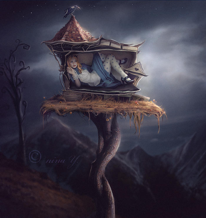 Alice III - White Rabbit's House by nina-Y on DeviantArt