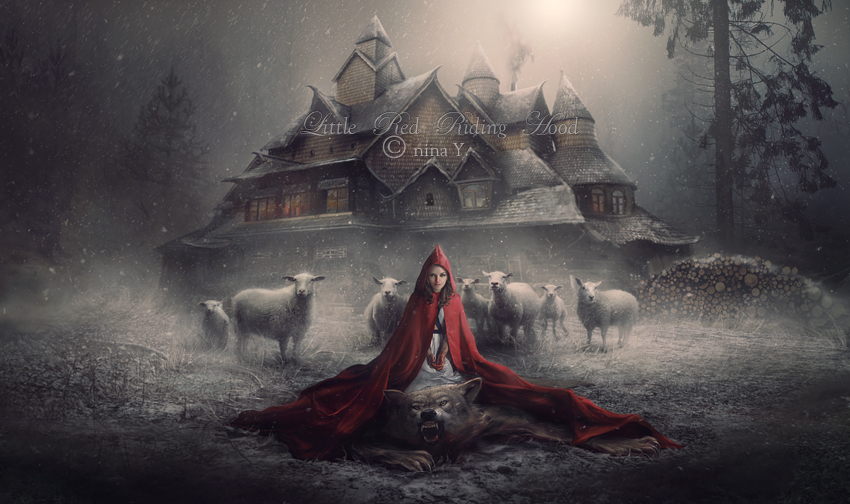 Little Red Riding Hood - A Winter Fairytale by nina-Y