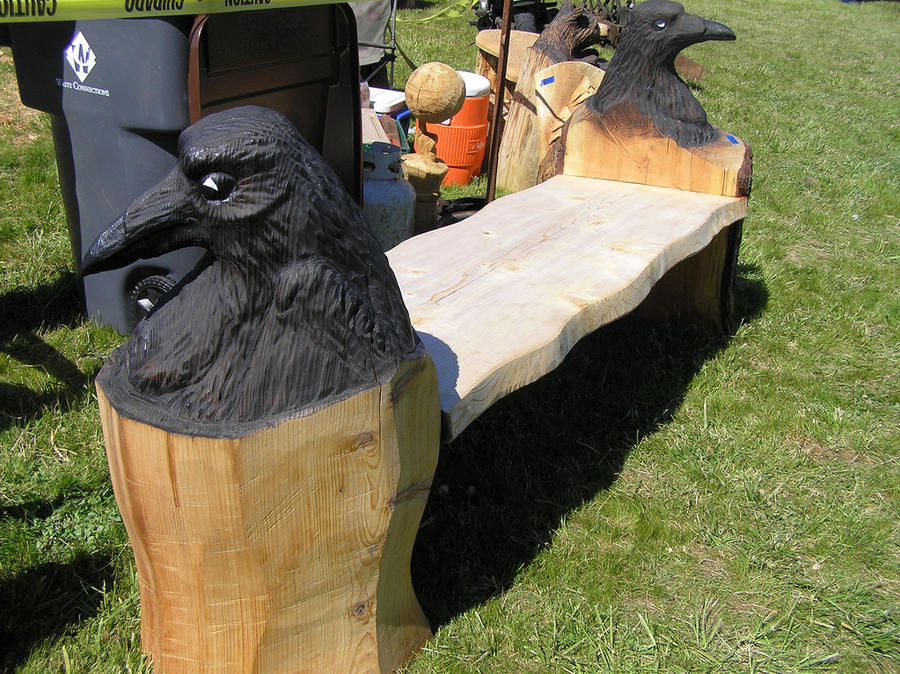 Bench Raban Raven Bench by ParadigmGarden on DeviantArt
