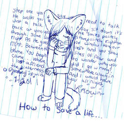 How to save a life doodle
