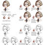 Ways of painting the nose (anime style)