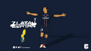 Zlatan Ibrahimovic Vector Wallpaper