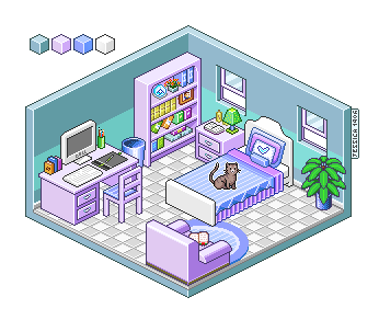 Pixel Art Interior Study by jesszet on DeviantArt