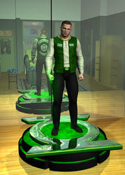 Guy Gardner Statue