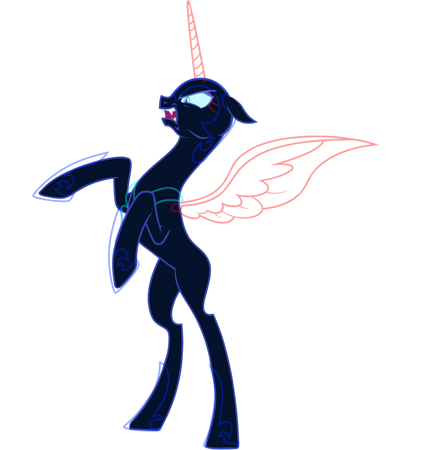 Moon Rise Base Mlp Mlp Base Nightmare Moon Just A Couple Of Ponies #mlp #mlpredesign