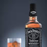 Jack Daniels Bottle 3D Product Shot