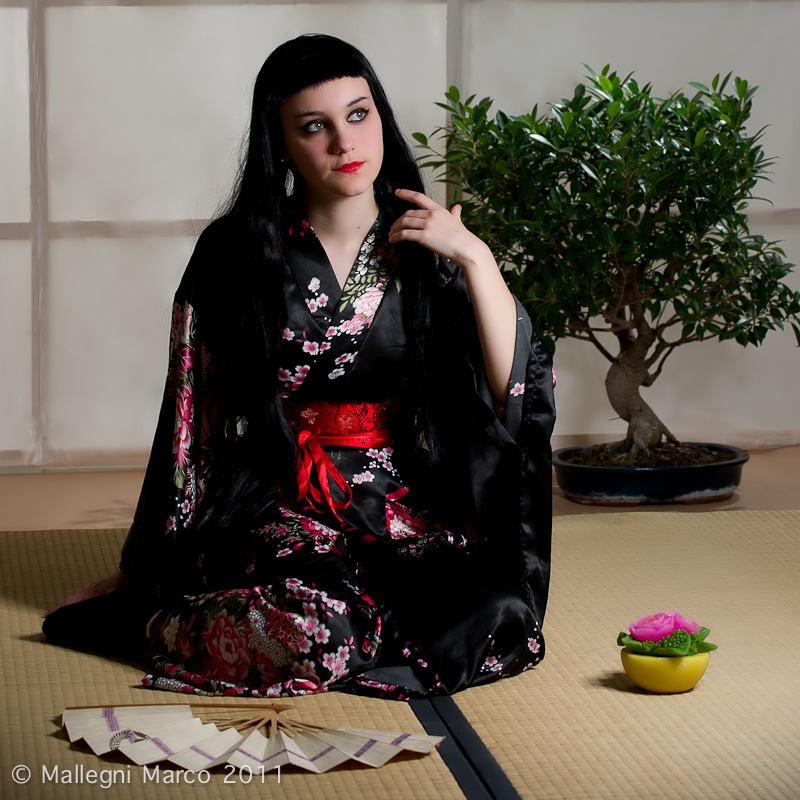 The art of a geisha shooting