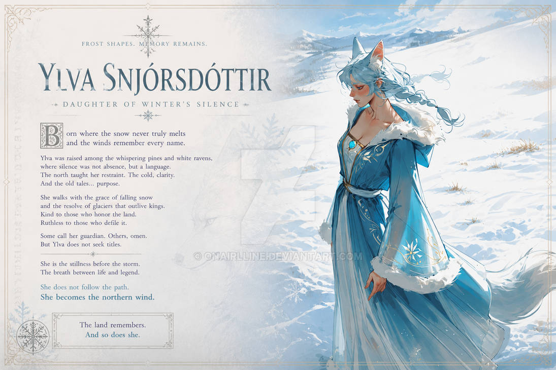 Northern Wind | Fantasy Character Card by onairlline on DeviantArt