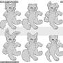 Chibi Anthro Base - Pack 1