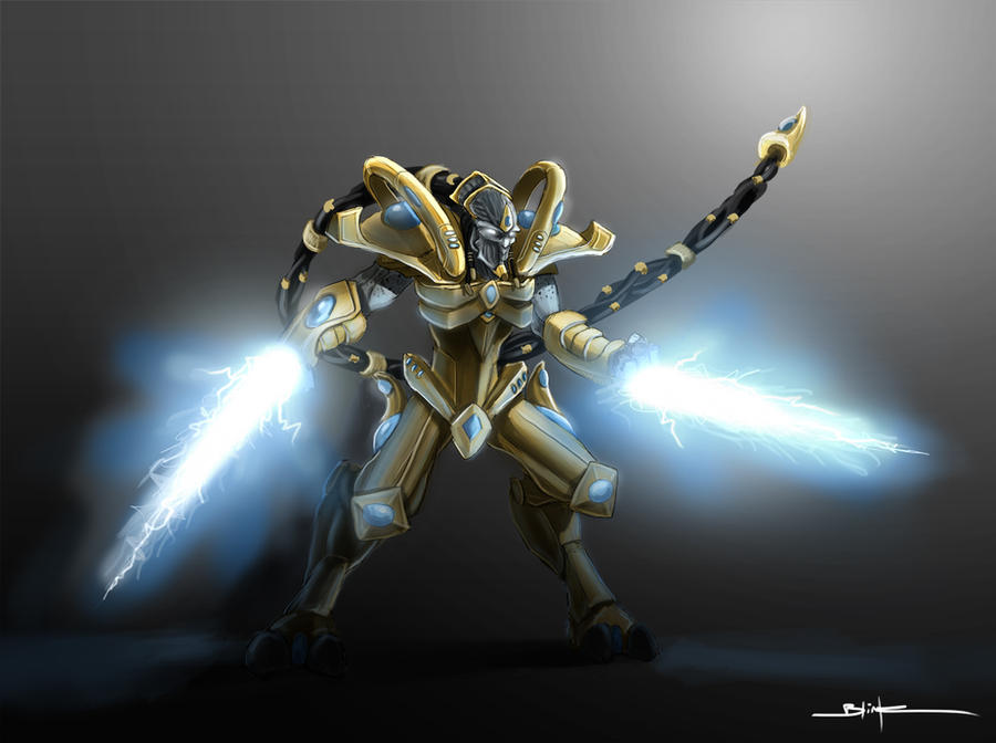 Protoss Design Protoss Zealot by sanggene on DeviantArt