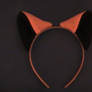 Orange Wild Thang Kitty Ears