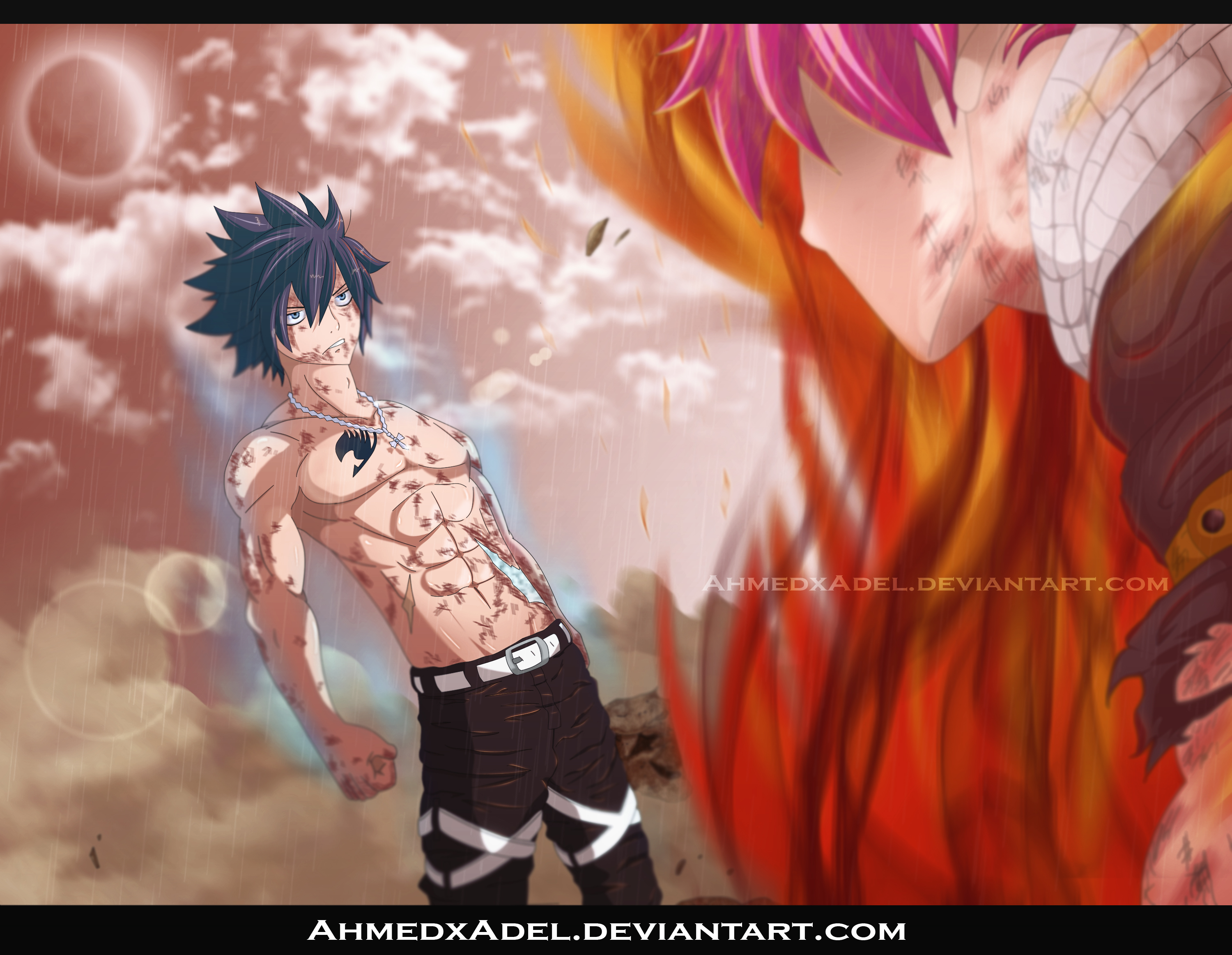 Gray Vs Natsu E N D Manga Fairy Tail 503 By Ahmedxadel On Deviantart