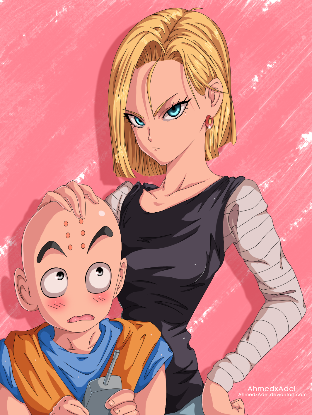 Android 18 -kuririn-dragon ball