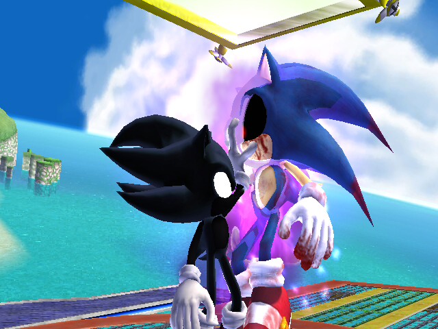 dark sonic vs sonic.exe by trey449 on DeviantArt