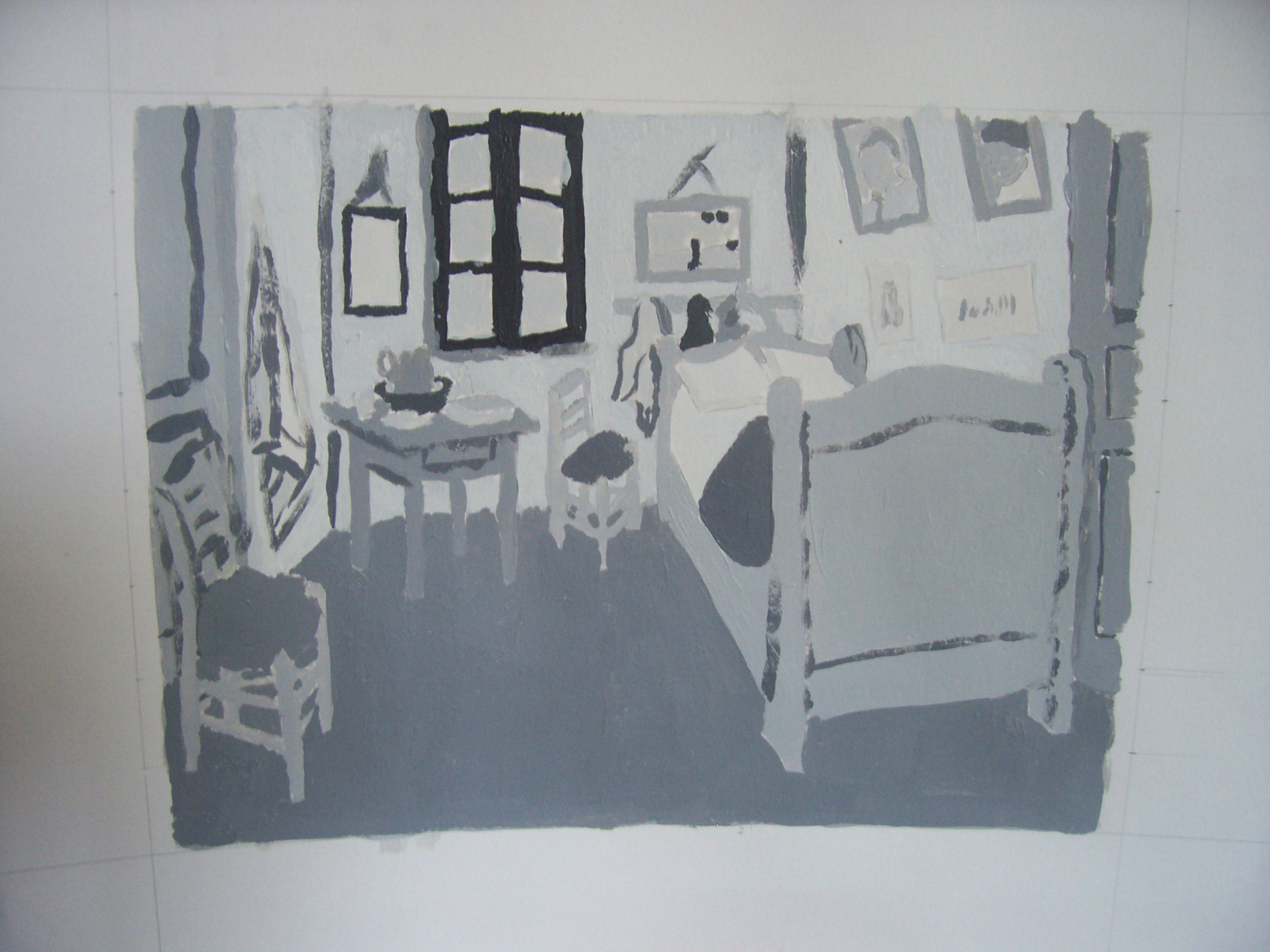 Room at Arles, Black and White