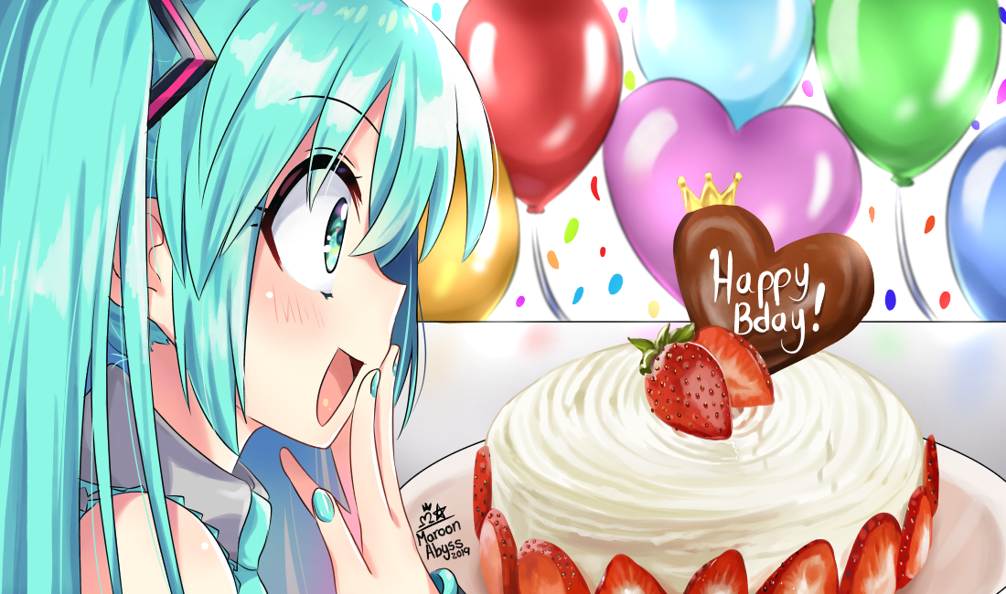 Happy Birthday Miku by MaroonAbyss on DeviantArt Happy Birthday Miku by MaroonAbyss on DeviantArt