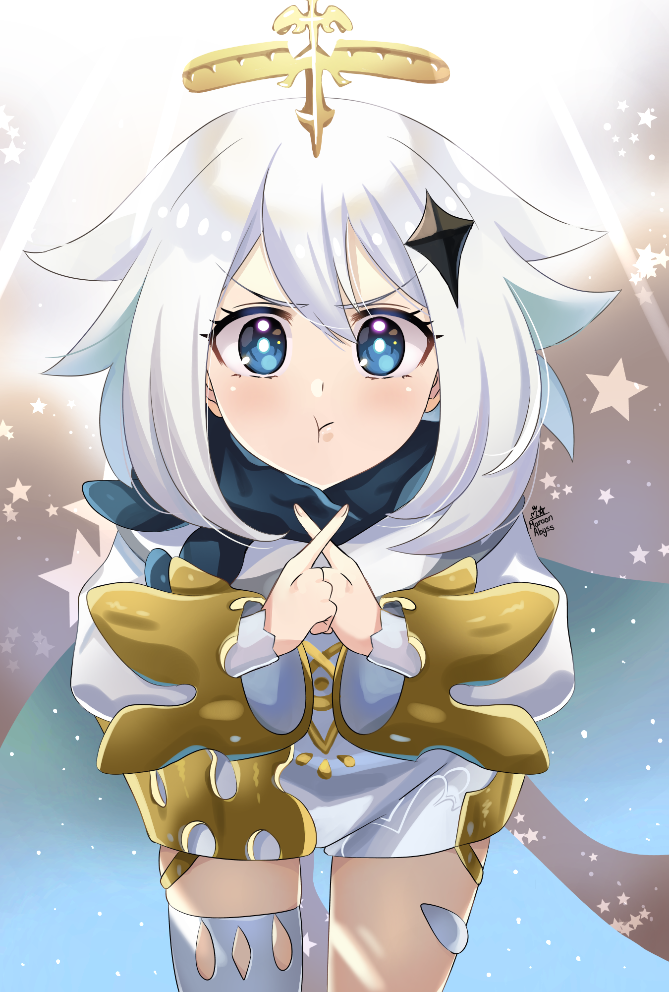 Paimon by MaroonAbyss on DeviantArt