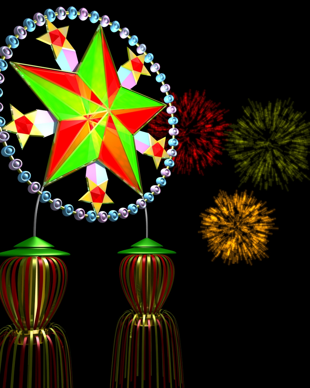 Colorful Parol Background Parol Wallpaper