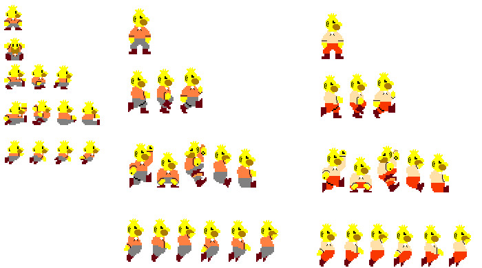 Super Grandpa Simpson Sprites