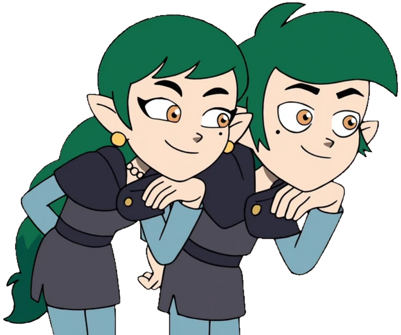 Emira and Edric Blight (The Owl House) Render by BashiyrMc on DeviantArt