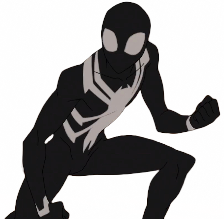 SpiderMan (Black Suit) (SpiderMan 2017) Render by BashiyrMc on DeviantArt