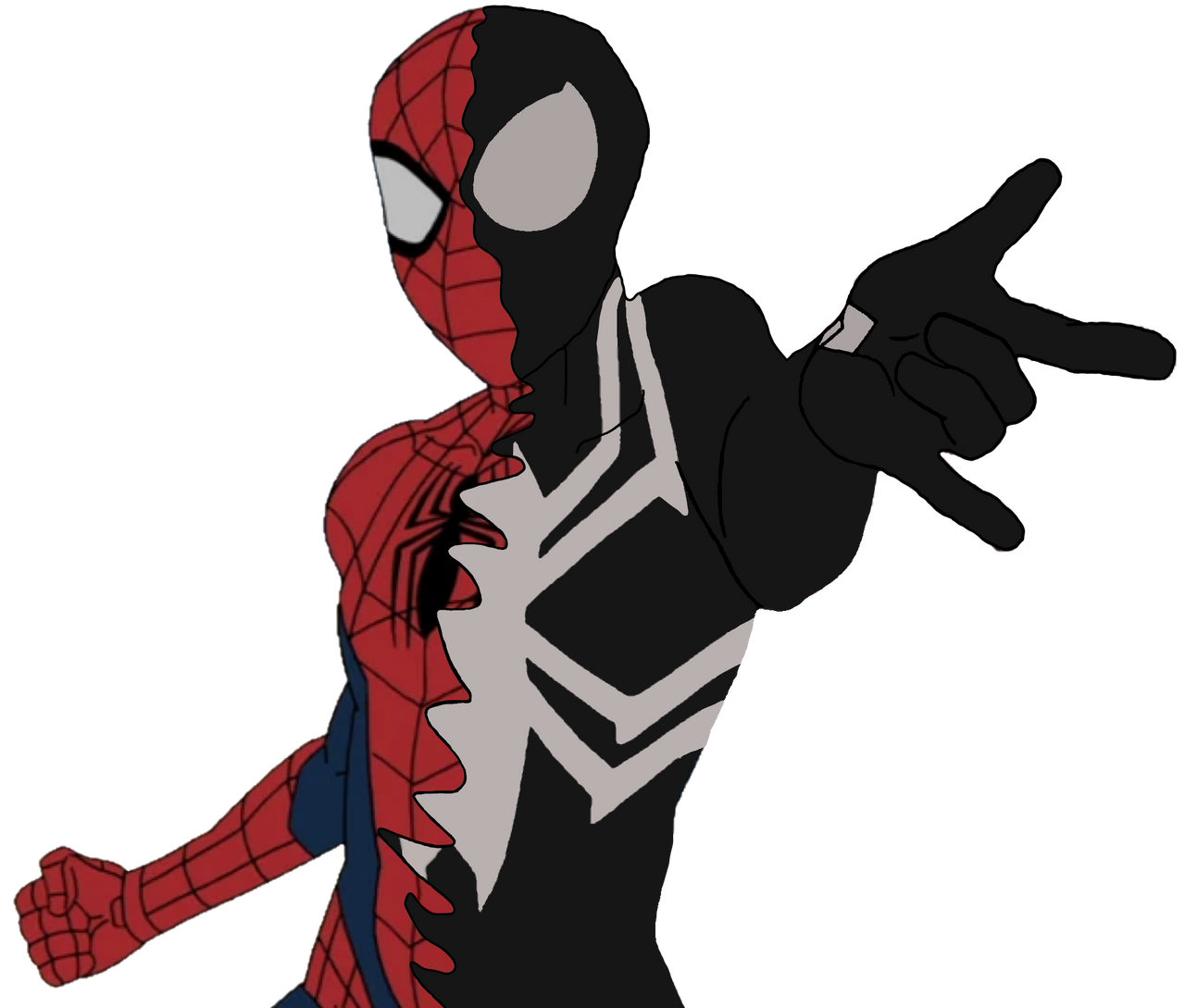 Spider Man 2017 Half Symbiote By BashiyrMc On DeviantArt spider-man-2017-half-symbiote-by-bashiyrmc-on-deviantart