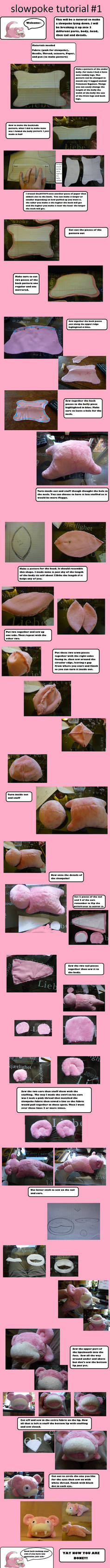 Slowpoke plush Tutorial by Plush-Lore