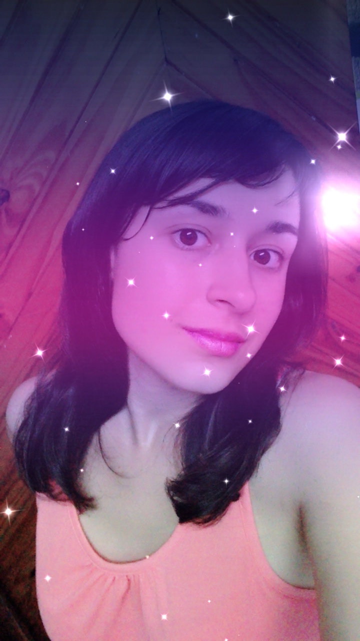 Sparkly selfie