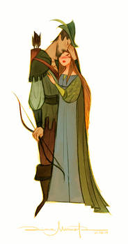 Robin Hood and Lady Marian