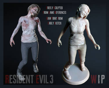 RE3R - Jill Zombie preview