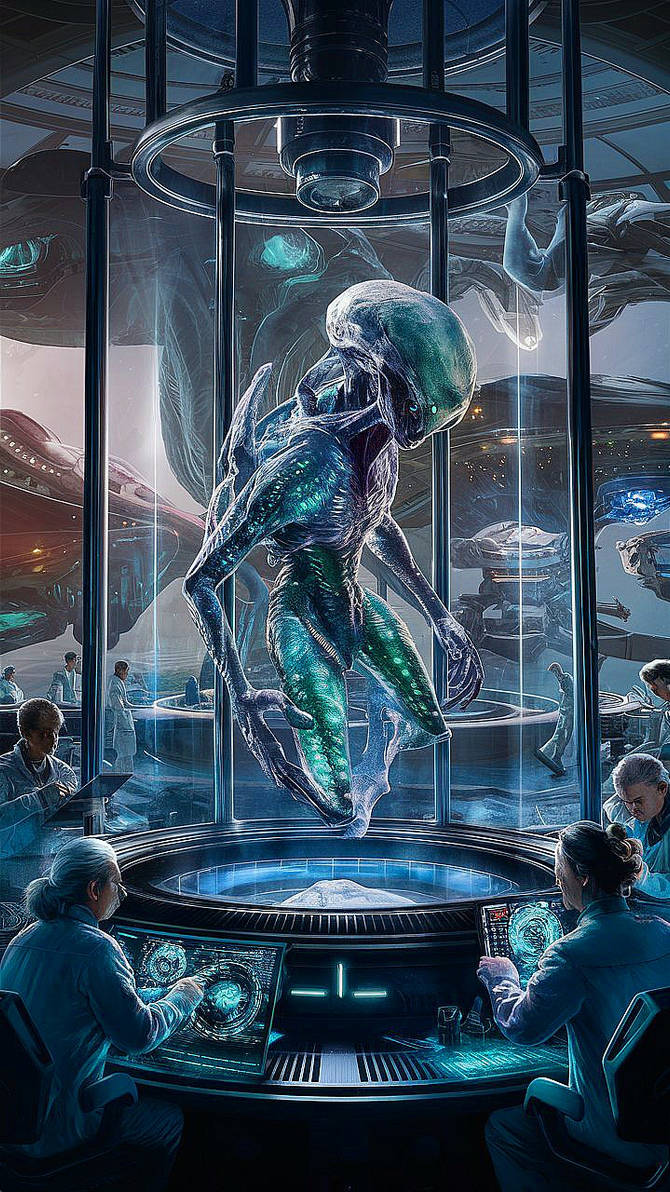 Alien research lab by Manou303 on DeviantArt