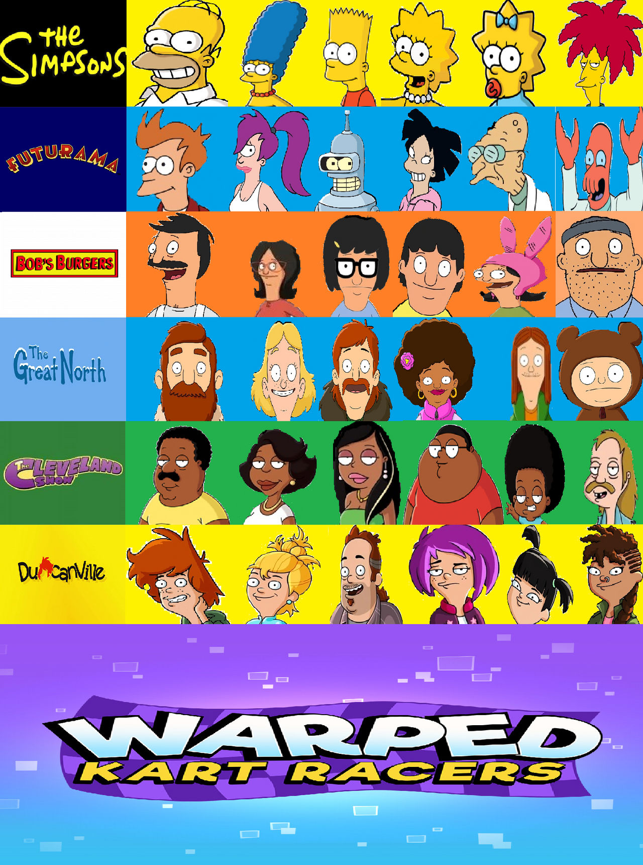 Matchbook Racers Characters Characters if they were in Warped Kart Racers by fanatic456 on DeviantArt
