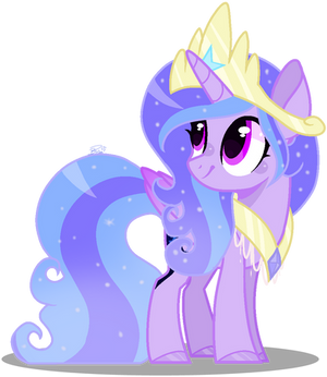 Princess Stardust Cane Moonshine-Art Trade