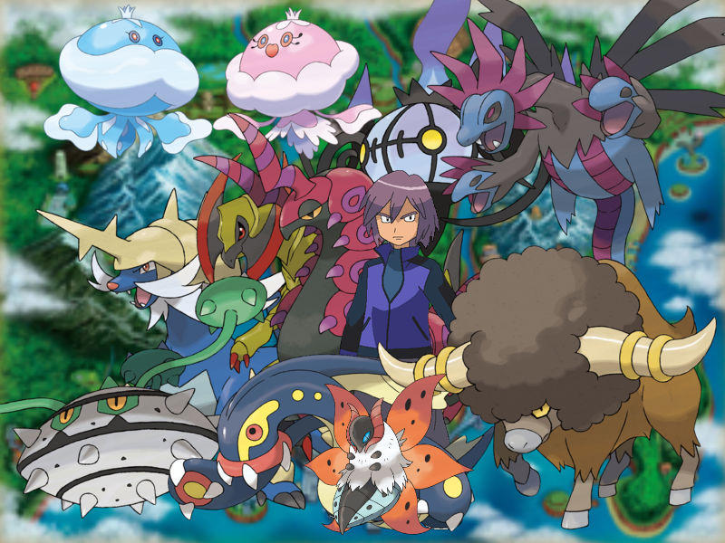 Paul's Unova Pokemon Team by BurningEagle171340 on DeviantArt